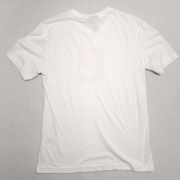 H&M AAliyah Band Crew Neck Graphic T Shirt Mens Size Small S White - Picture 9 of 9